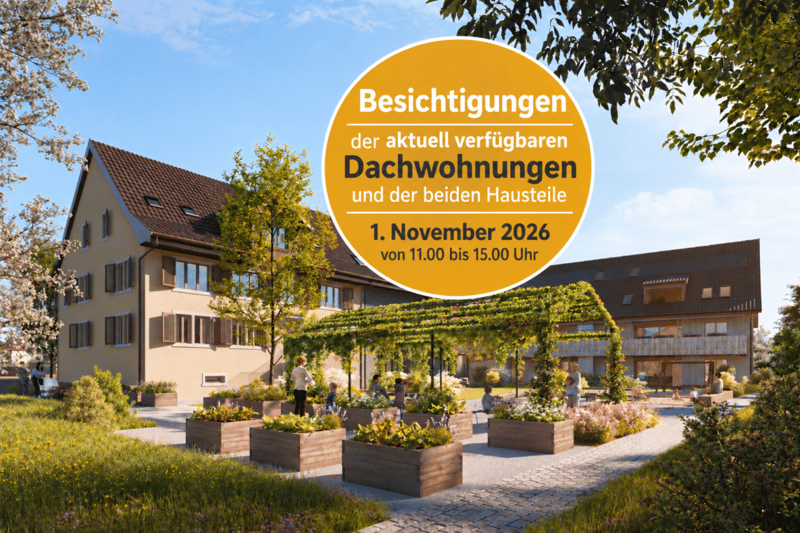 TAG DER OFFENEN TÜR | 1. November 2026, 11.00-15.00 Uhr - Exklusive Dachwohnungen & Hausteile entdecken! (1)