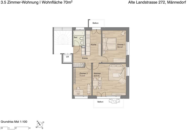 Grundrissplan