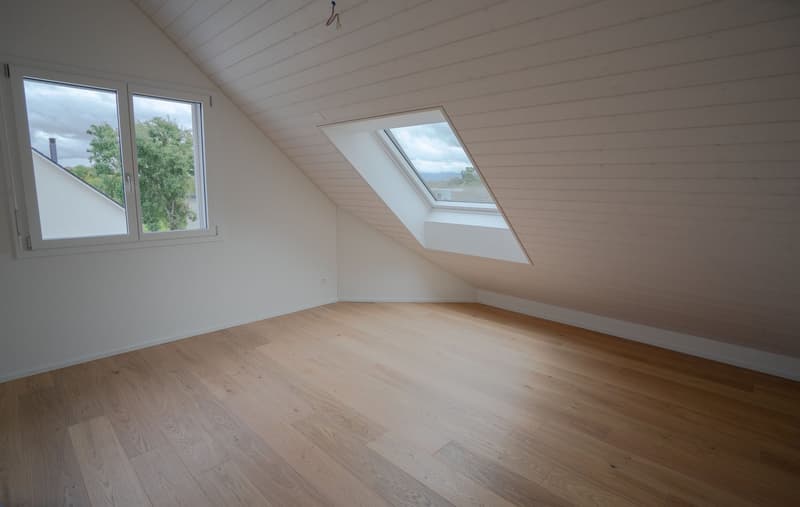 Grosse neue Dachwohnung an zentraler Lage mit Bergsicht, Garage inbegriffen (8)