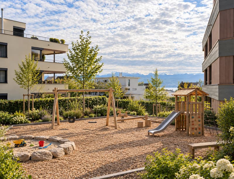 Spielplatz (KI-generiert)