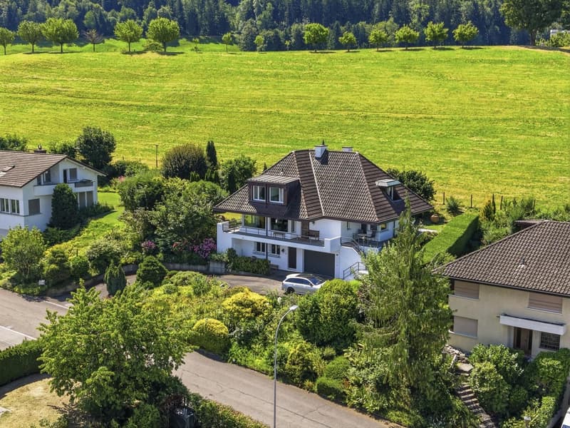 Richtung Süden zu Grünfläche