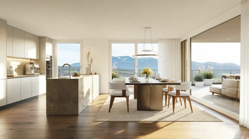 Nouveau Bâtiment | Appartement Moderne 3.5-Pièces (2)