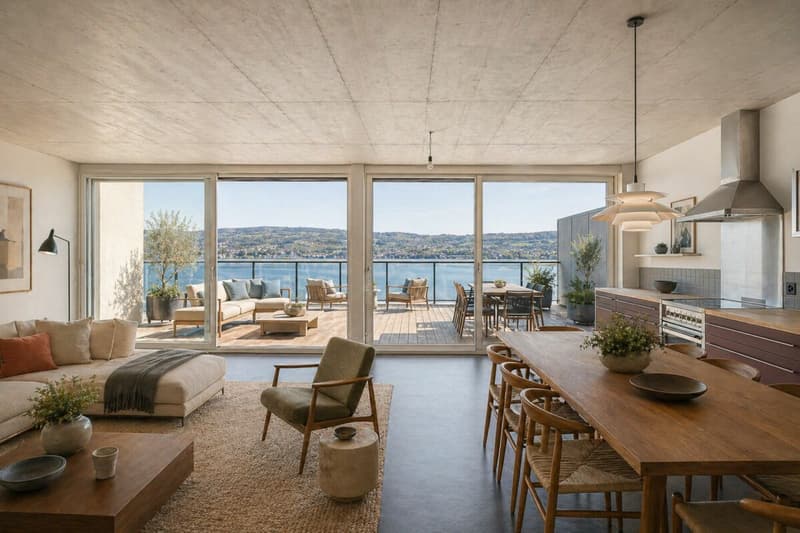 3.5-room attic maisonette on the shore of Lake Zurich (2)