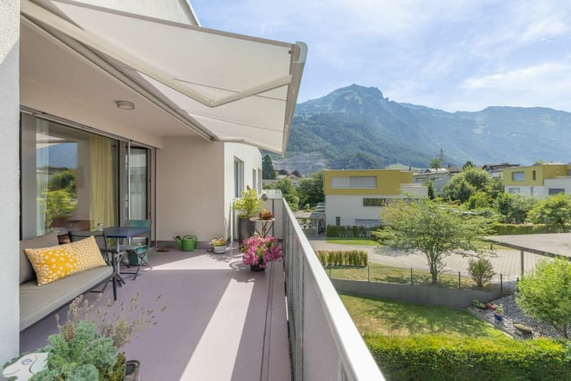 Moderne 4.5-Zi-Wohnung in familiärem Wohnquartier (1)