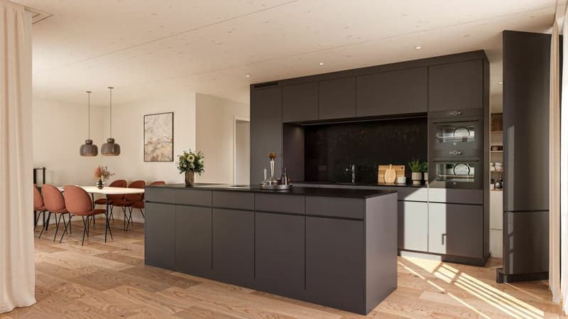 Primo affitto | Esclusivo penthouse di 5,5 locali sul Linth (2)