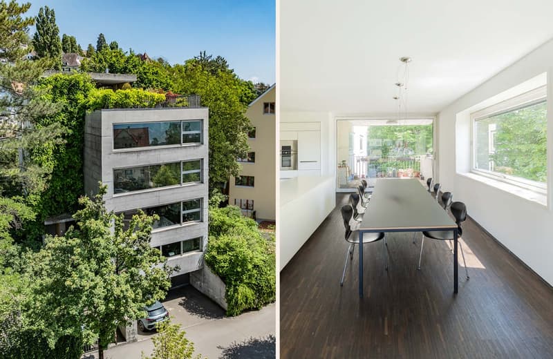 Urban living between city center and Zürichberg (1)