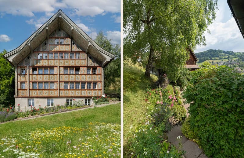 Wohnhaus »Sonnental« – Toggenburger Giebelhaus mit Rokoko-Fassade (13)