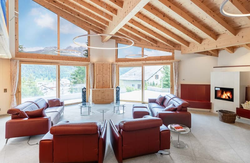 Exklusive Luxusvilla im Oberengadin – Zweitwohnsitz mit Spa, Tiefgarage & Weitblick (4)