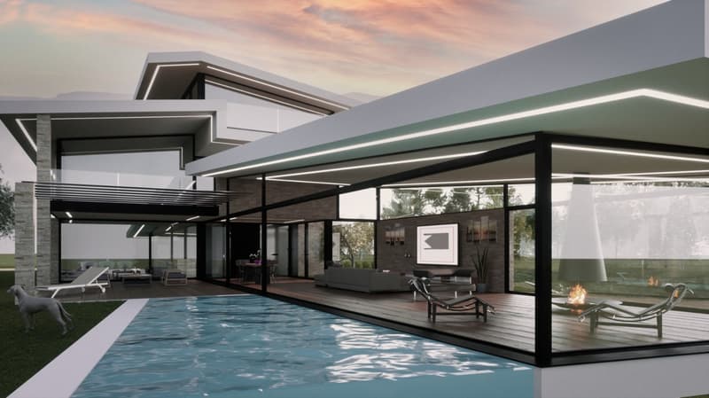Spectacular lake-view villa project with 6-car garage (7)