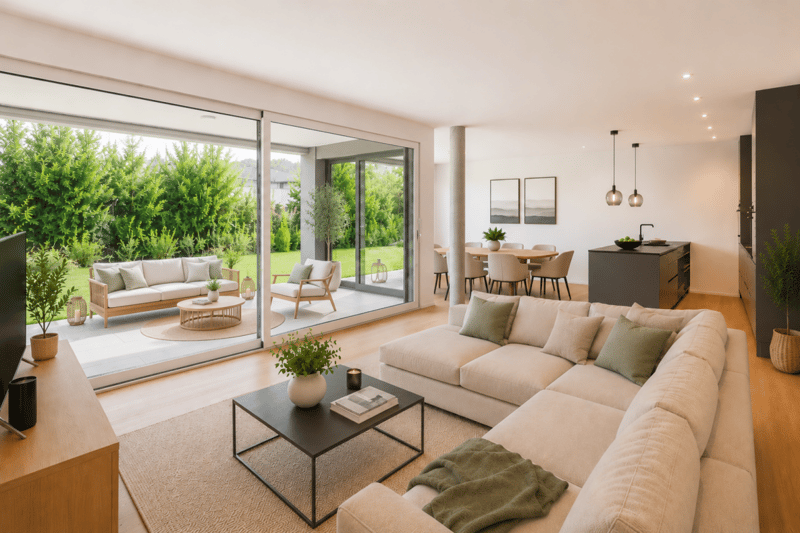 4.5 Gartenwohnung mit Blick auf die Aare (1)