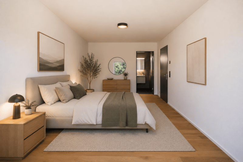 Schlafzimmer 3 mit WC-Bad