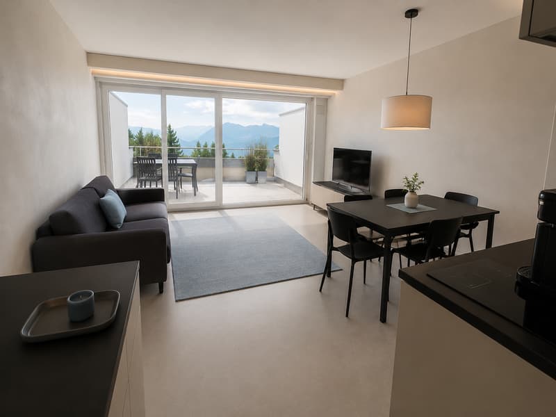 Moderne 4.5-Zimmer-Duplex-Wohnung mit Bergblick in Rigi Kaltbad (1)