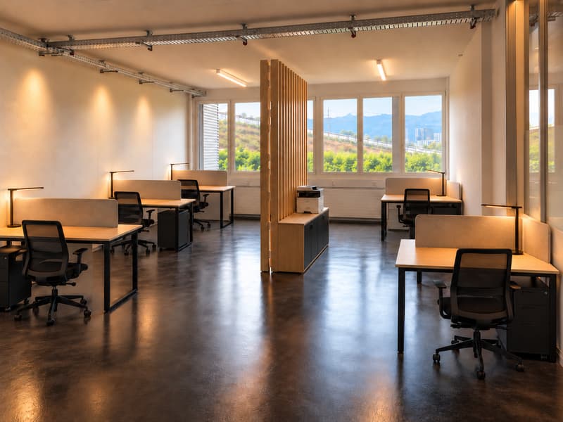 Coworking-Arbeitsplatz in angenehmer Atmosphäre (1)