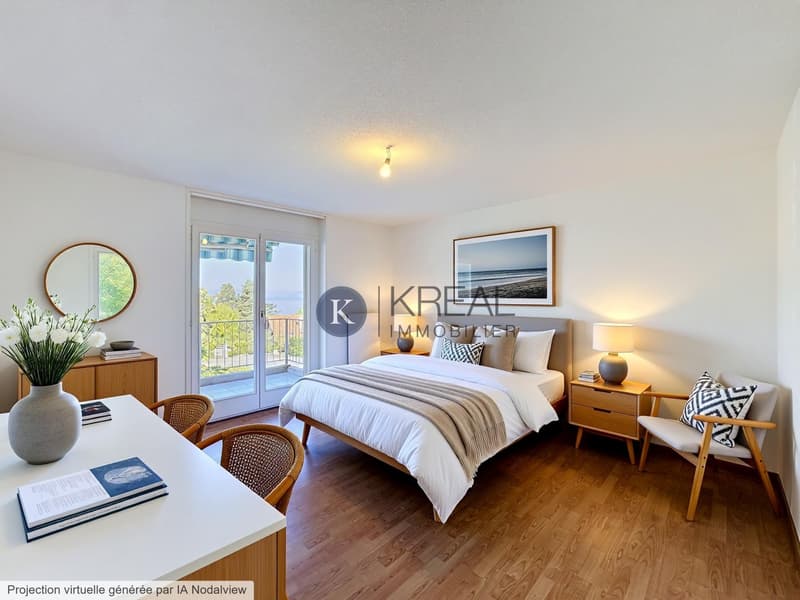 Ideal setting in Villeneuve? Beautiful 6.5-room villa with lake view (5)