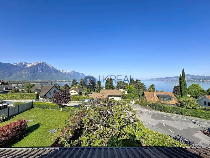 Ideal setting in Villeneuve? Beautiful 6.5-room villa with lake view (1)