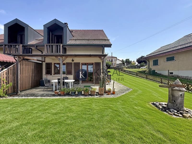 ECHALLENS - Gesuchtes Wohnambiente: Villa mit 5.5 Zimmern und schönem Garten (1)