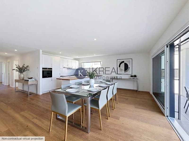 Privilegiertes Wohnambiente: 4,5 Zimmer moderne Wohnung mit Balkon und außergewöhnlicher Aussicht auf den See (4)