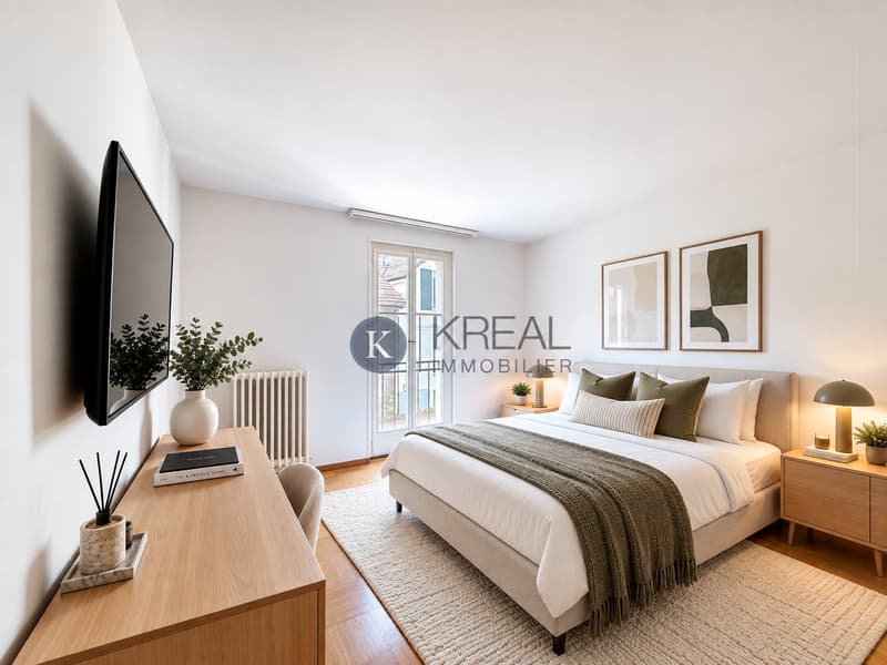 Au coeur de Bussigny - Appartement de 2,5 pièces avec balcon (1)