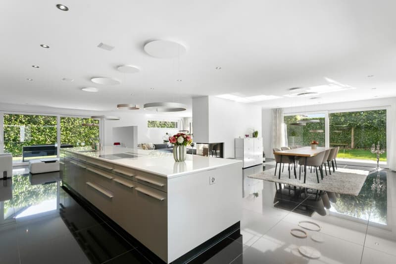 Villa di lusso moderna con grande garage sotterraneo (15)