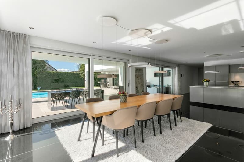 Villa di lusso moderna con grande garage sotterraneo (13)