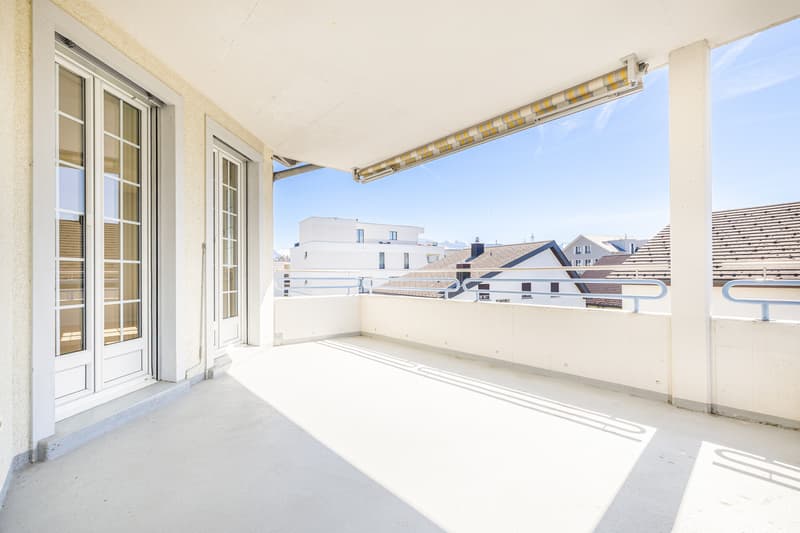 Balkon 1 mit Südwest-Ausrichtung