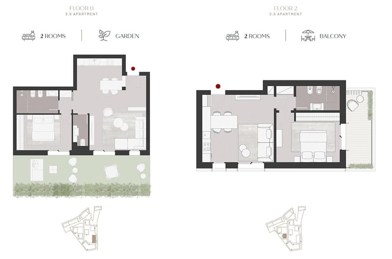 Modern 2.5-Room Apartment in New Minergie Building - Stabio (7)