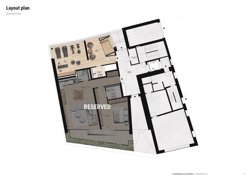 APPARTAMENTO 4.5 LOCALI - Seeblick mit privater Terrasse (Parkplatz nicht inbegriffen) (9)