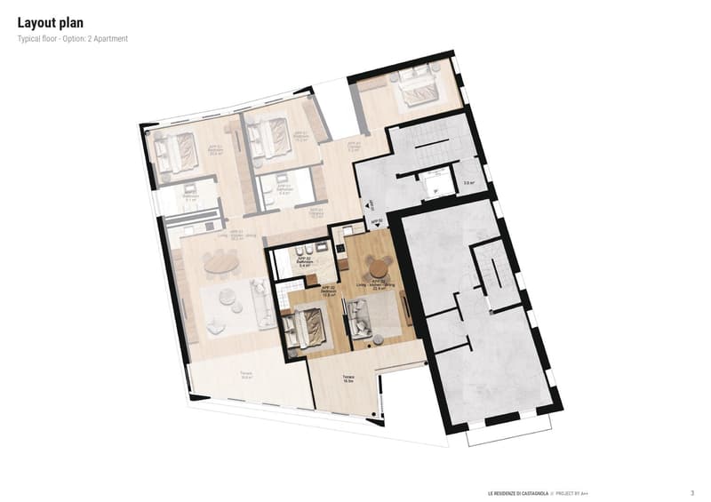 APPARTAMENT 2.5 Zimmer - Seeufer mit privater Terrasse (Parkplatz nicht inbegriffen) (9)