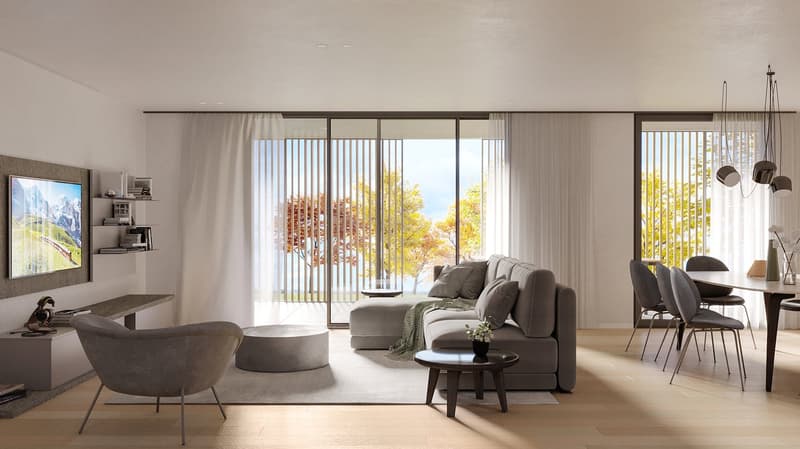 4.5 Locali con Giardino Privato | Residenza Sorgente, Comano (1)