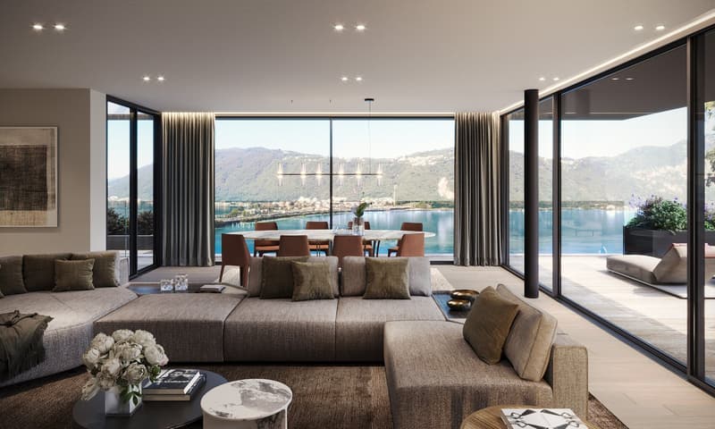 Appartamento 3.5 Locali con Giardino e Terrazzo – Residenza Foresta, Lugano (1)
