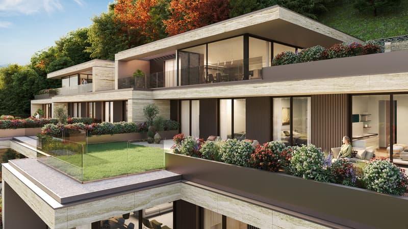 Appartamento 3.5 Locali con Giardino e Terrazzo – Residenza Foresta, Lugano (13)