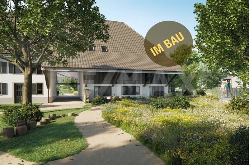 Rohbau weit fortgeschritten: Neubau "Lindensteg" (1)