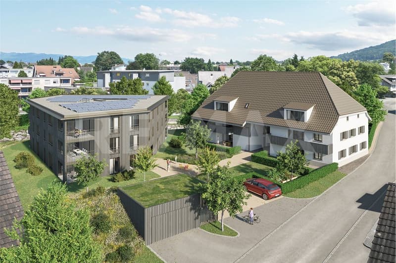 Rohbau weit fortgeschritten: Neubau "Lindensteg" (2)