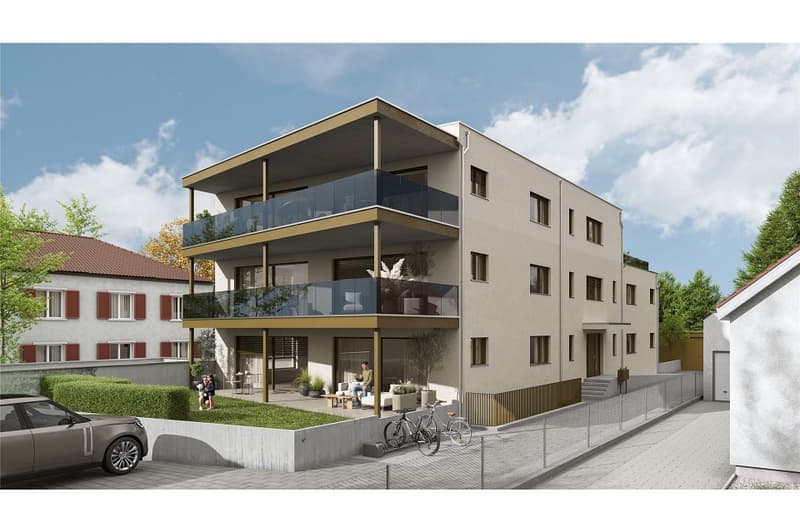 Interior design of your choice: 4.5 room attic apartment with 138 m2 NWF with terrace and balcony (1)