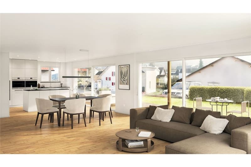 Allestimento interno a tua scelta: appartamento in mansarda di 4,5 locali con 138 m2 NWF, terrazza e balcone (4)