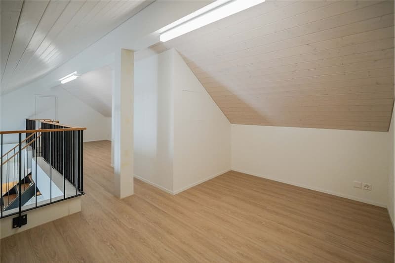 Quiet and well-maintained: 2.5 room attic apartment with gallery (10)