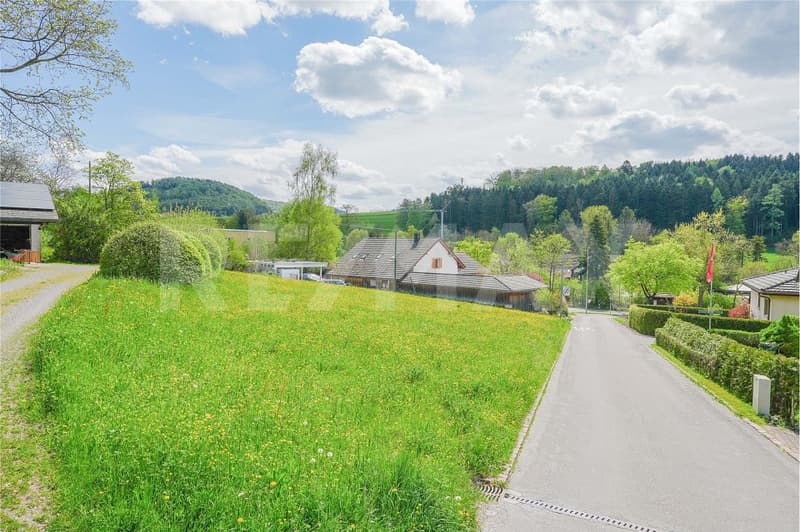 Generous building land plot with a view at the edge of the village (2)