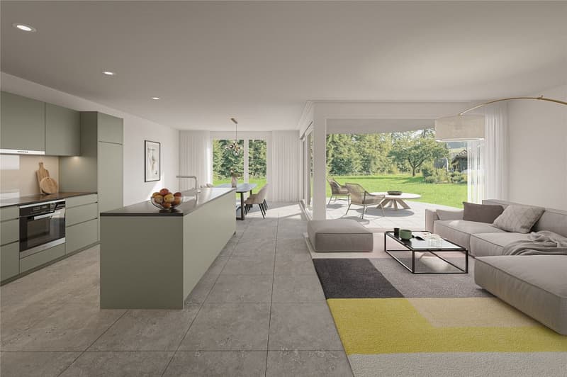 Abitare moderno in un ambiente verde - appartamenti in attico (9)