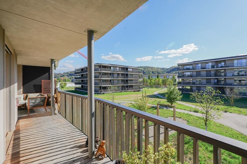 Zeitgemässer Wohngenuss - tolle Lage: 2.5 Zimmer-MINERGIE-Wohnung, 1. OG mit Lift (13)