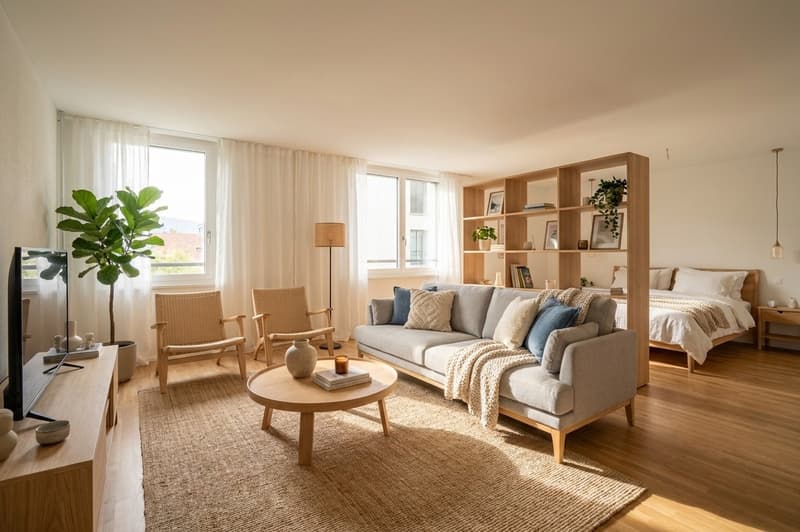 Zentrale 2.5-Zimmer-Wohnungen im AVES im Das Nest für Stadtvögel (2)