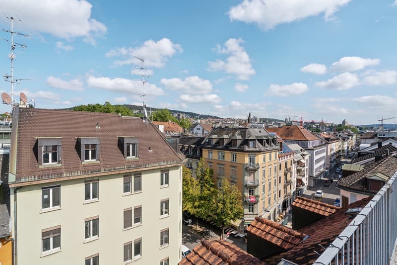 Aussicht Dachterrasse