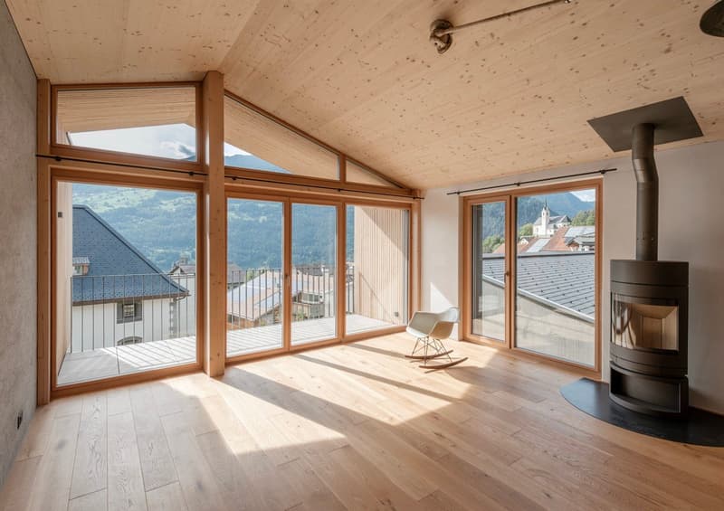 2.5-Zimmer-Dachwohnung, NWF 64 m² (BGF 74 m²): Loftartiger Räumling mit funktionalem Wohngenuss (2)