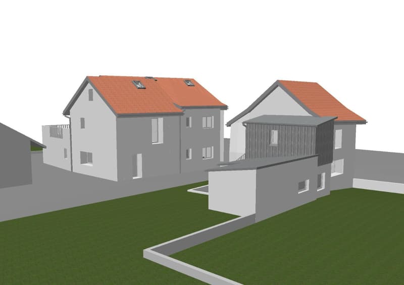 Belmont-sur-Yverdon Village house for sale, loft type with 3 rooms (2)