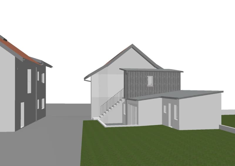 Belmont-sur-Yverdon Village house for sale, loft type with 3 rooms (3)