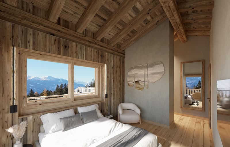 Luxurious 4.5-room chalet in Crans-Montana on plan (with building permit) (5)