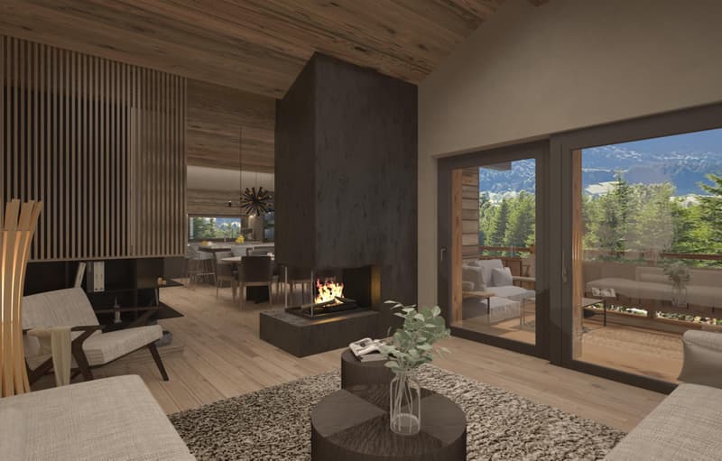 In the Center of Crans-Montana, 6.5-Room Chalet of High Standing (3)