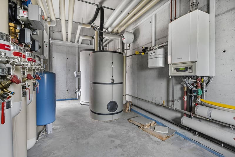 industrial water heaters, water pipes, white electric heaters, blue border