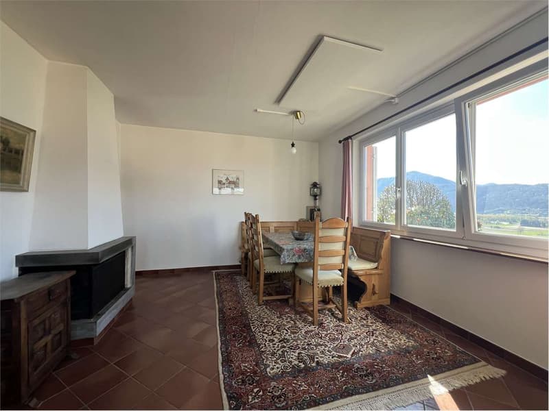 Esszimmer mit Kamin