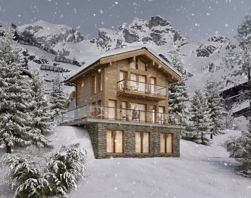 Entdecke die Vesta Chalets: luxuriöses Wohnerlebnis auf der Lauchernalp (1)