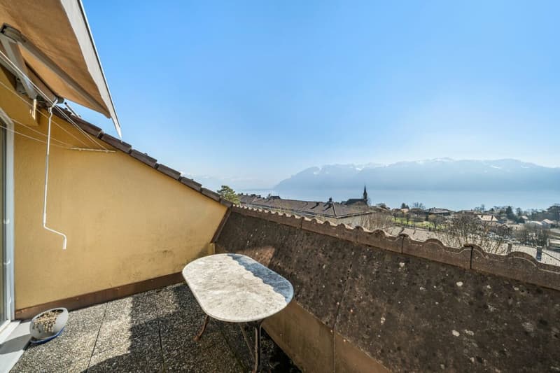 3,5 Zimmer mit Panoramablick auf See & Berge (3)